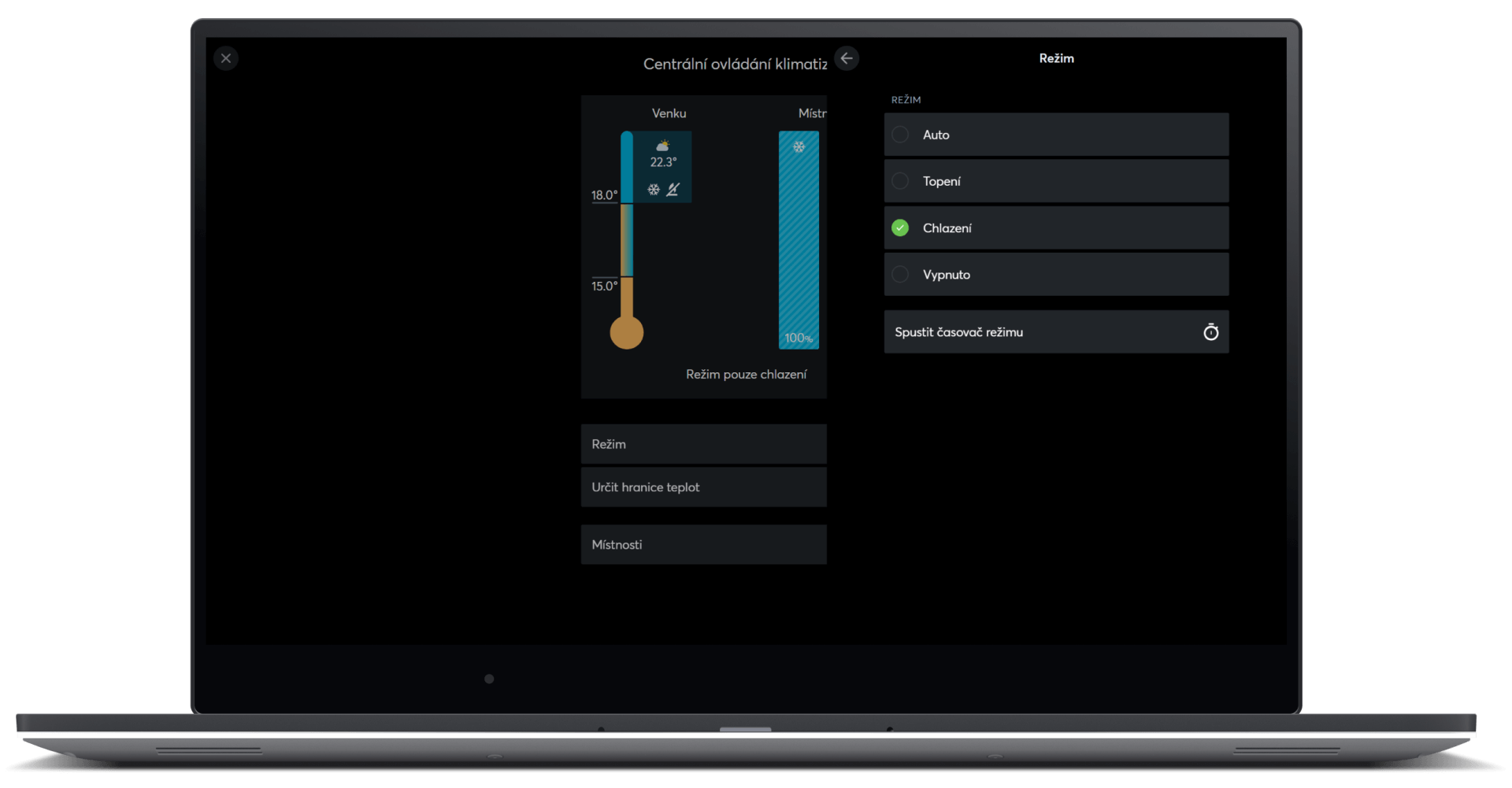 Facility manager má (nejen) systém vytápění pod kontrolou ve svém pracovním laptopu.