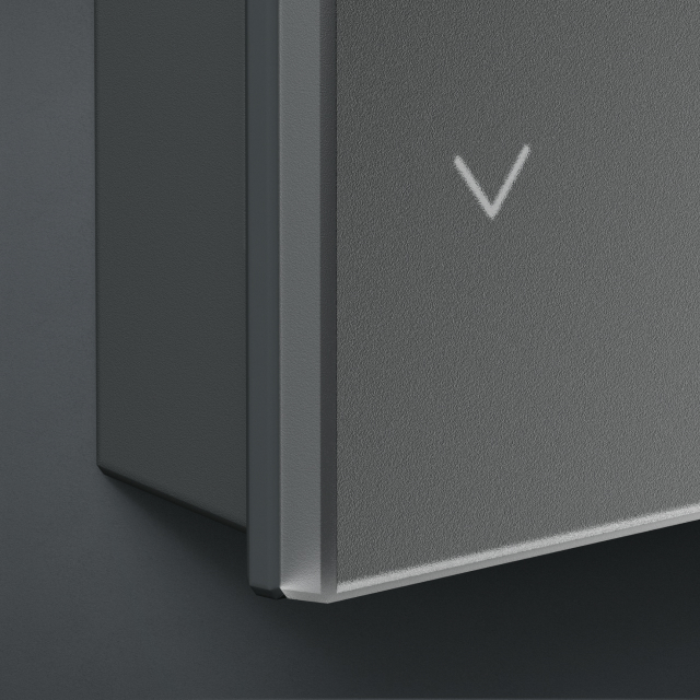 Die edle Echtglasoberfläche des Touch Pure Flex im Detail