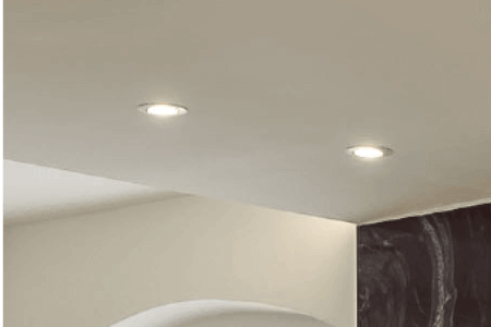 Ceiling with LED Spots