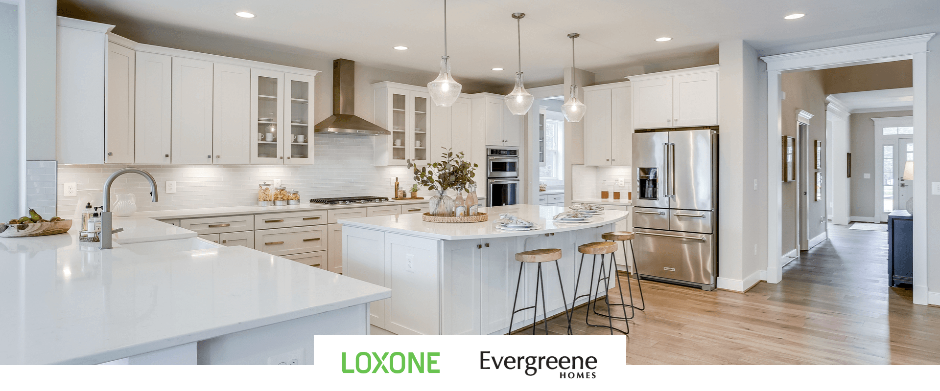 Loxone and Evergrene kitchen