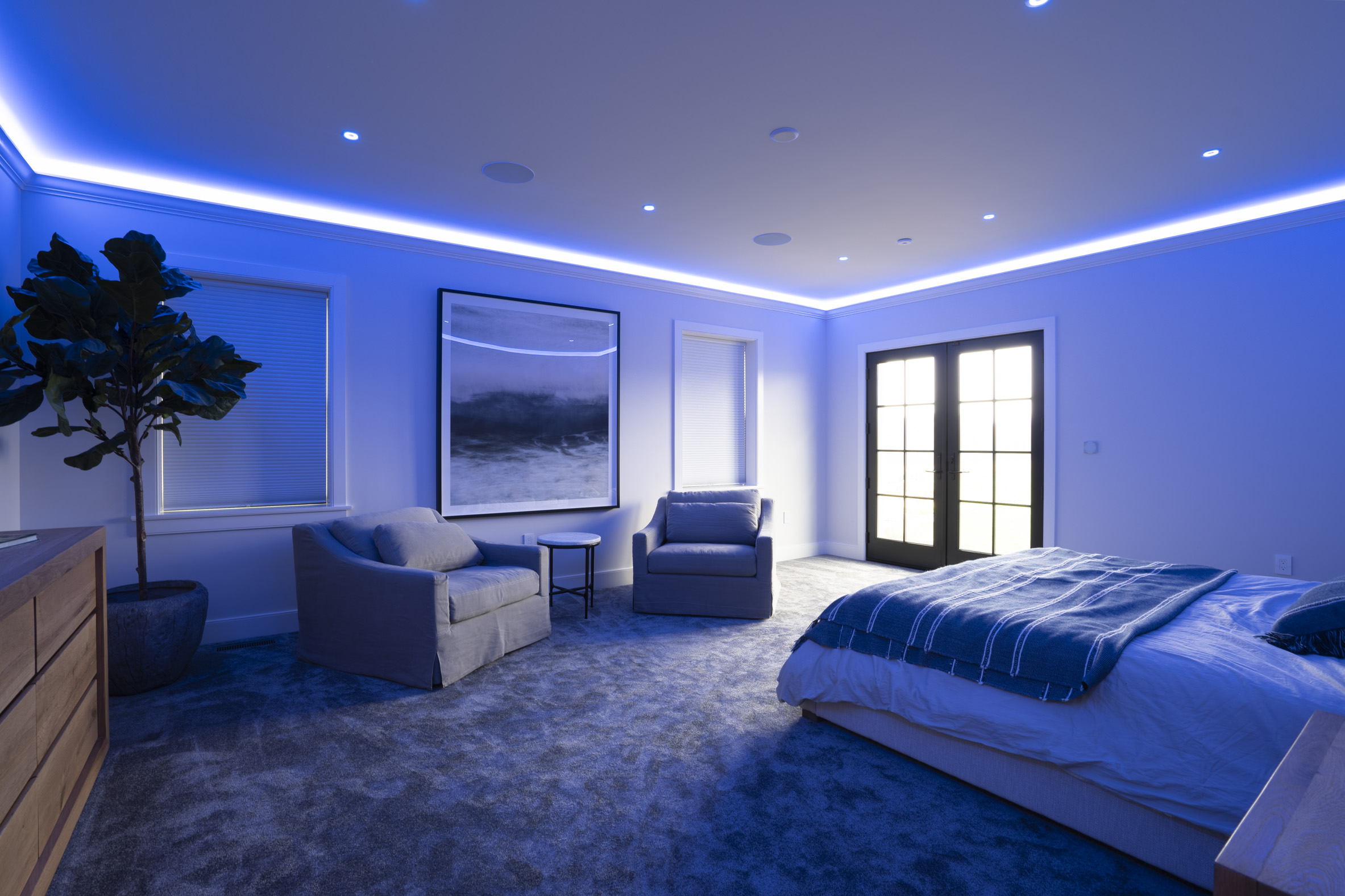Bedroom in Night Mode