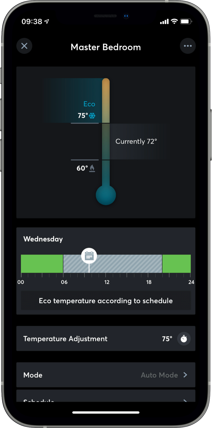 App Loxone controlling your HVAC system