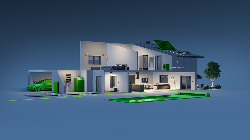 Mobile chicken coop automated with Loxone.