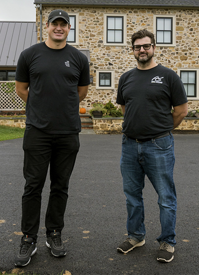 Brent Celek and Loxone Partner Scott Hirst