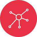 Icon Mindmap red