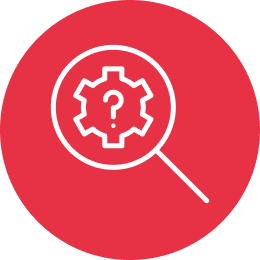 Icon Difficult troubleshooting process.