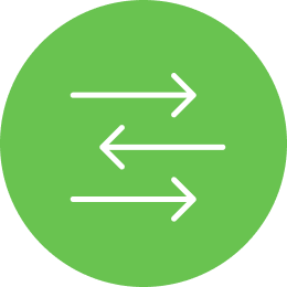 Icon Effortless device communication.