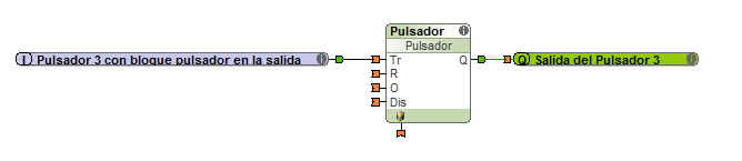push-button-con-un-bloque-pulsador-antes-de-la-salida