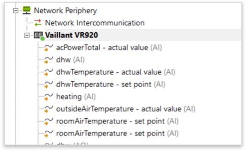 Loxone Config Vaillant Loxone Config Vaillant