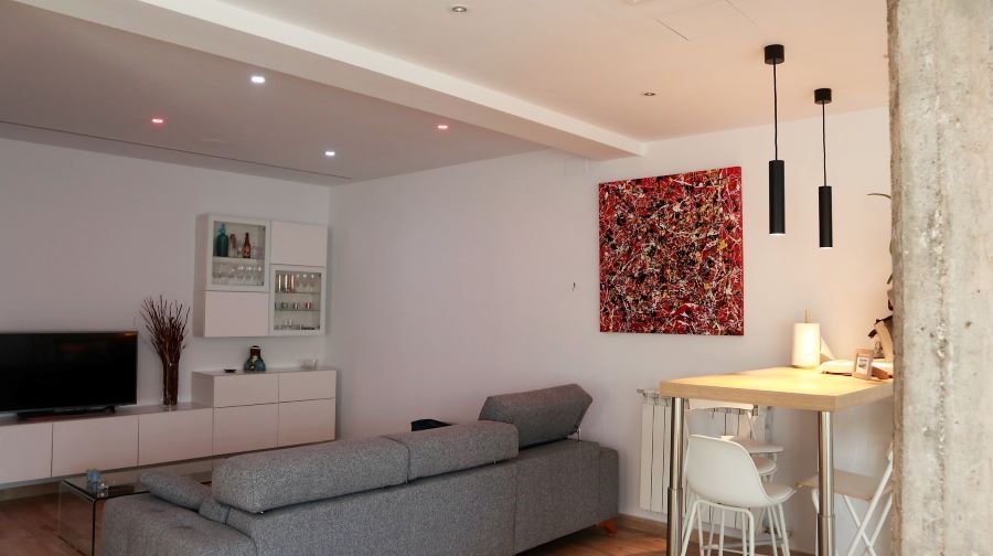 Salón comedor piso reformado