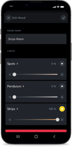 Iluminación indirecta luz cálida