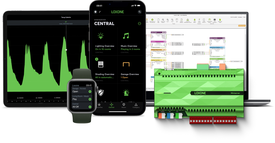 Fertighaus mit Loxone Technologie
