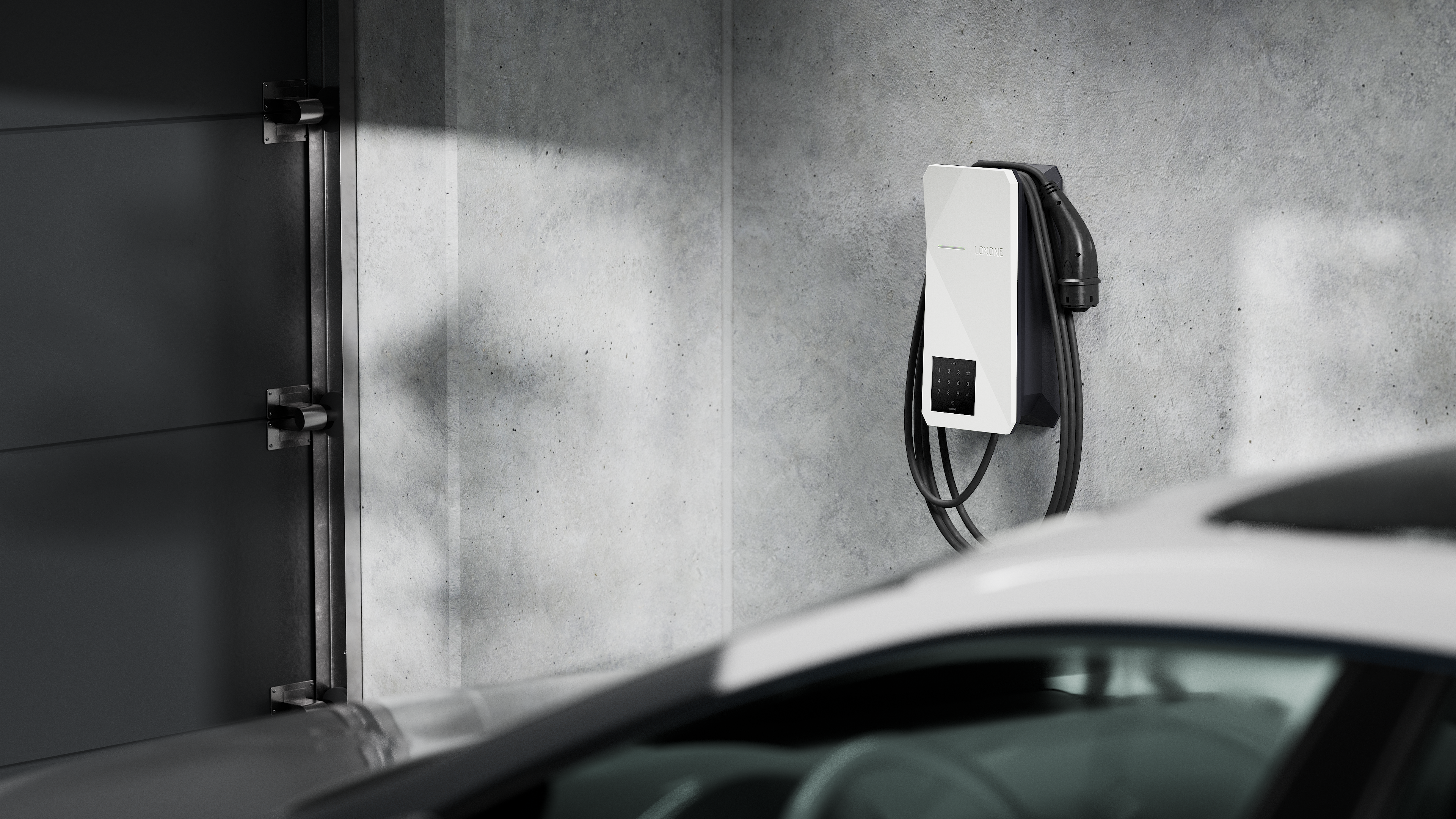A woman opens her hotel room with a key fob