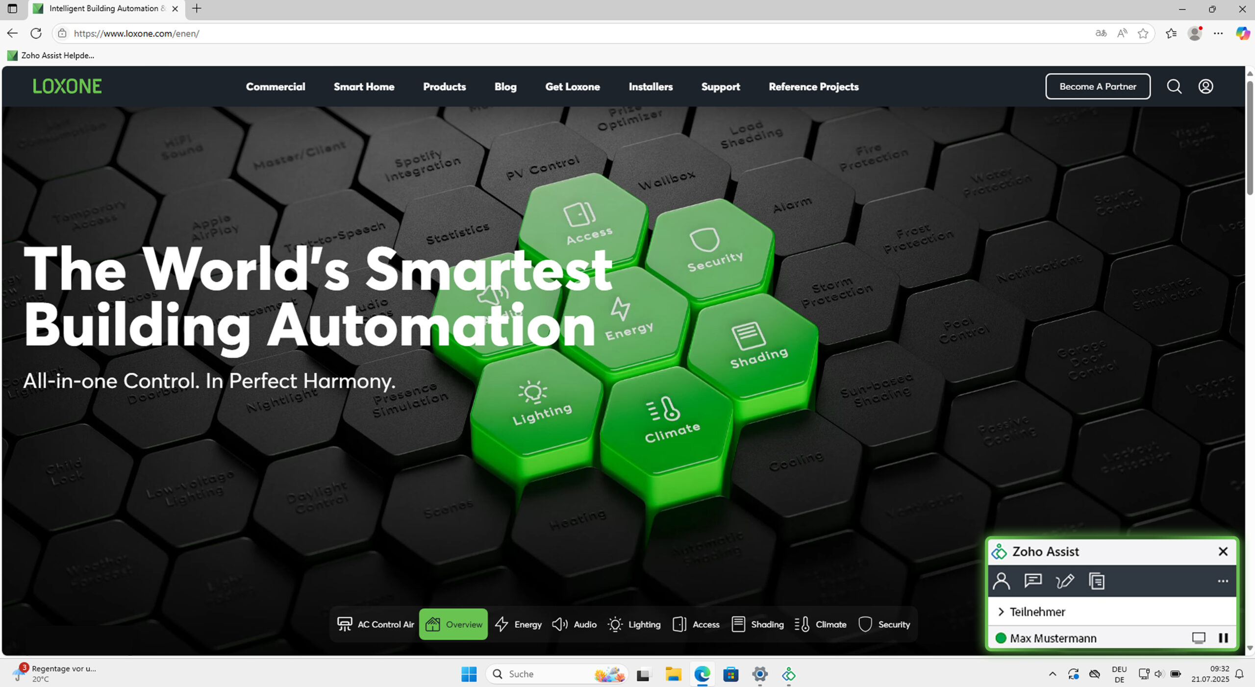 Zoho Assist Desktop Ansicht Zoho Assist Desktop Ansicht