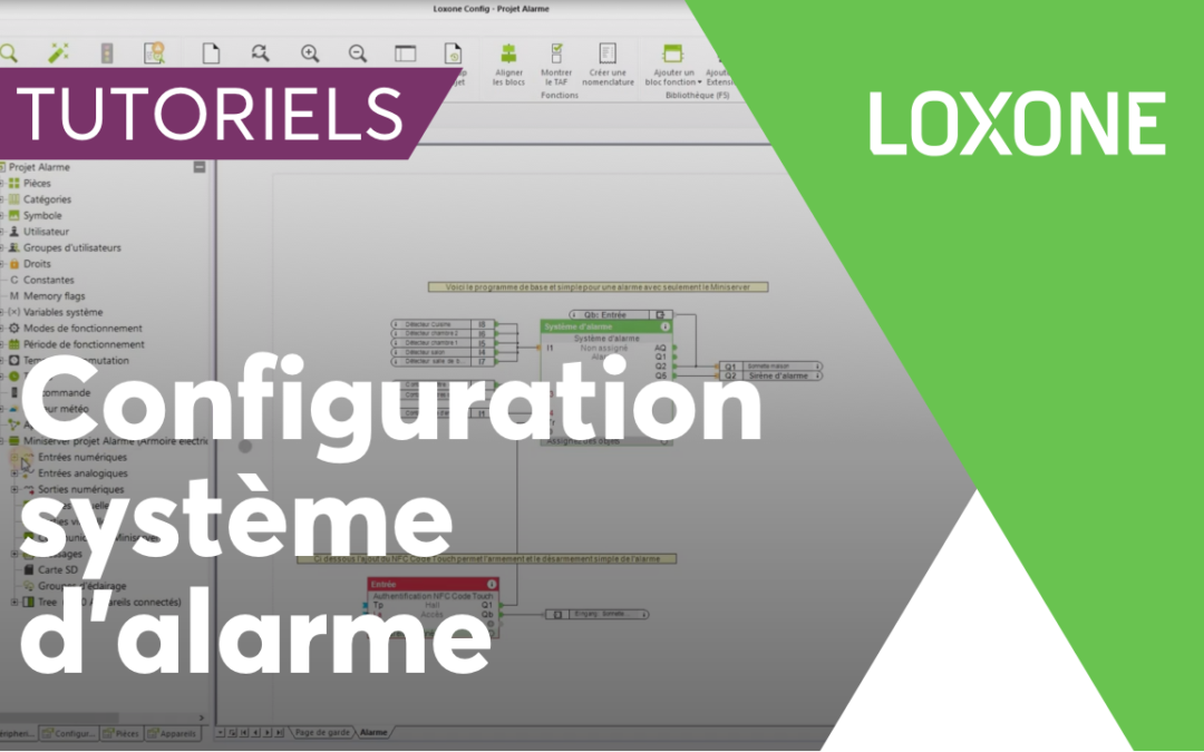 10 Projets qui n&rsquo;ont besoin que d&rsquo;un Miniserver – Partie 1 : Alarme