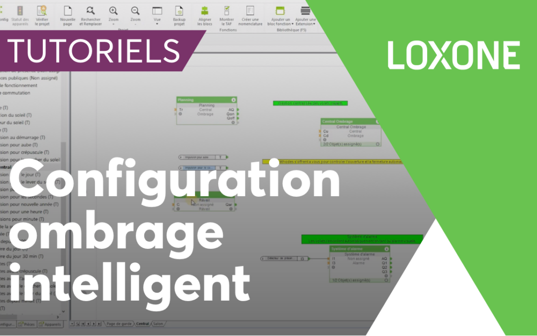 10 Projets qui n&rsquo;ont besoin que d&rsquo;un Miniserver – Partie 3 :  Ombrage intelligent