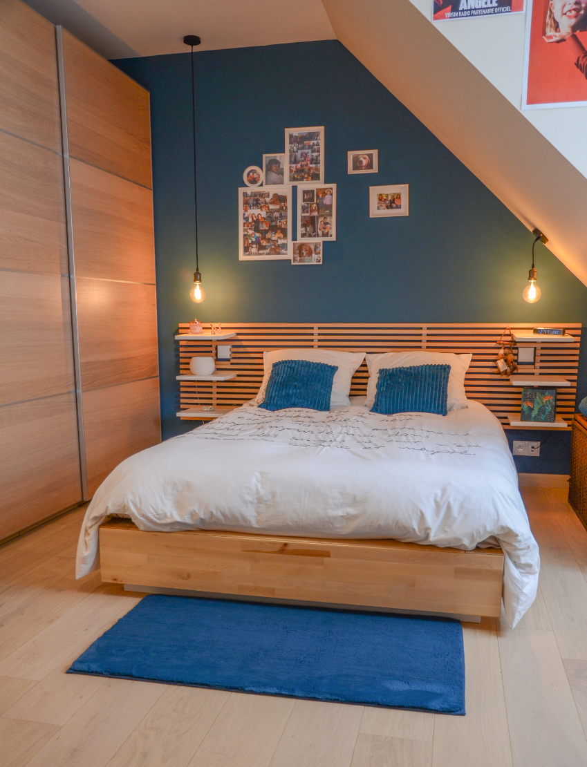 Chambre à coucher éclairage intelligent