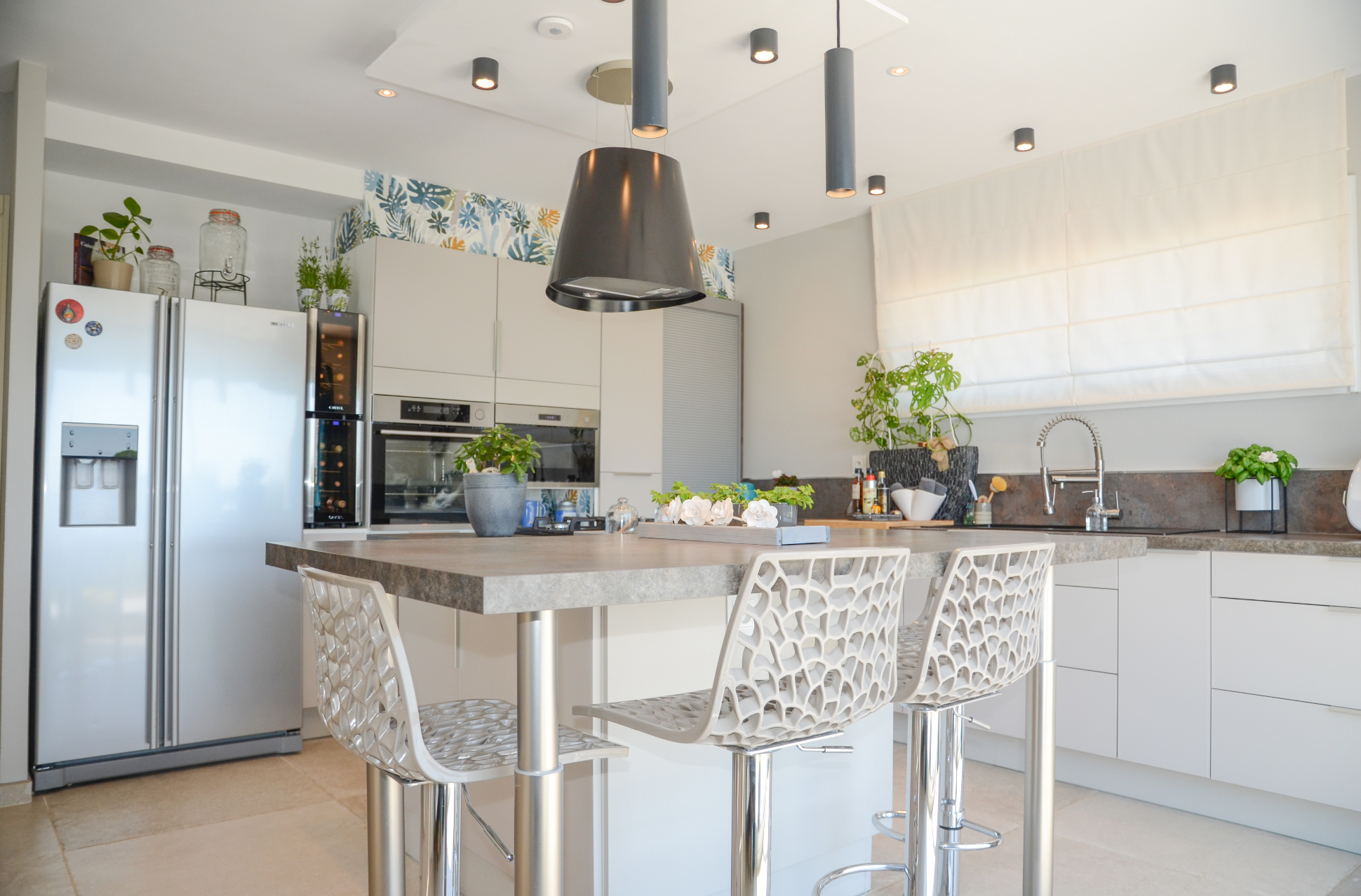 éclairage domotique cuisine