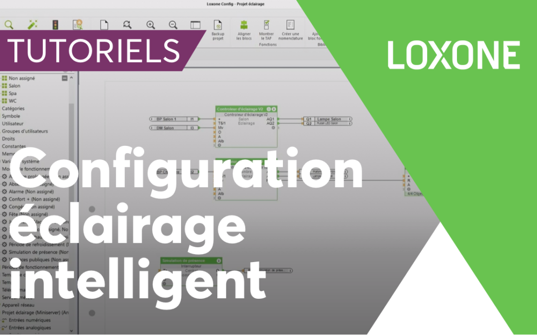 Configuration d&rsquo;un éclairage intelligent