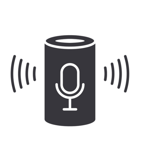 assistant vocal en pictogramme 