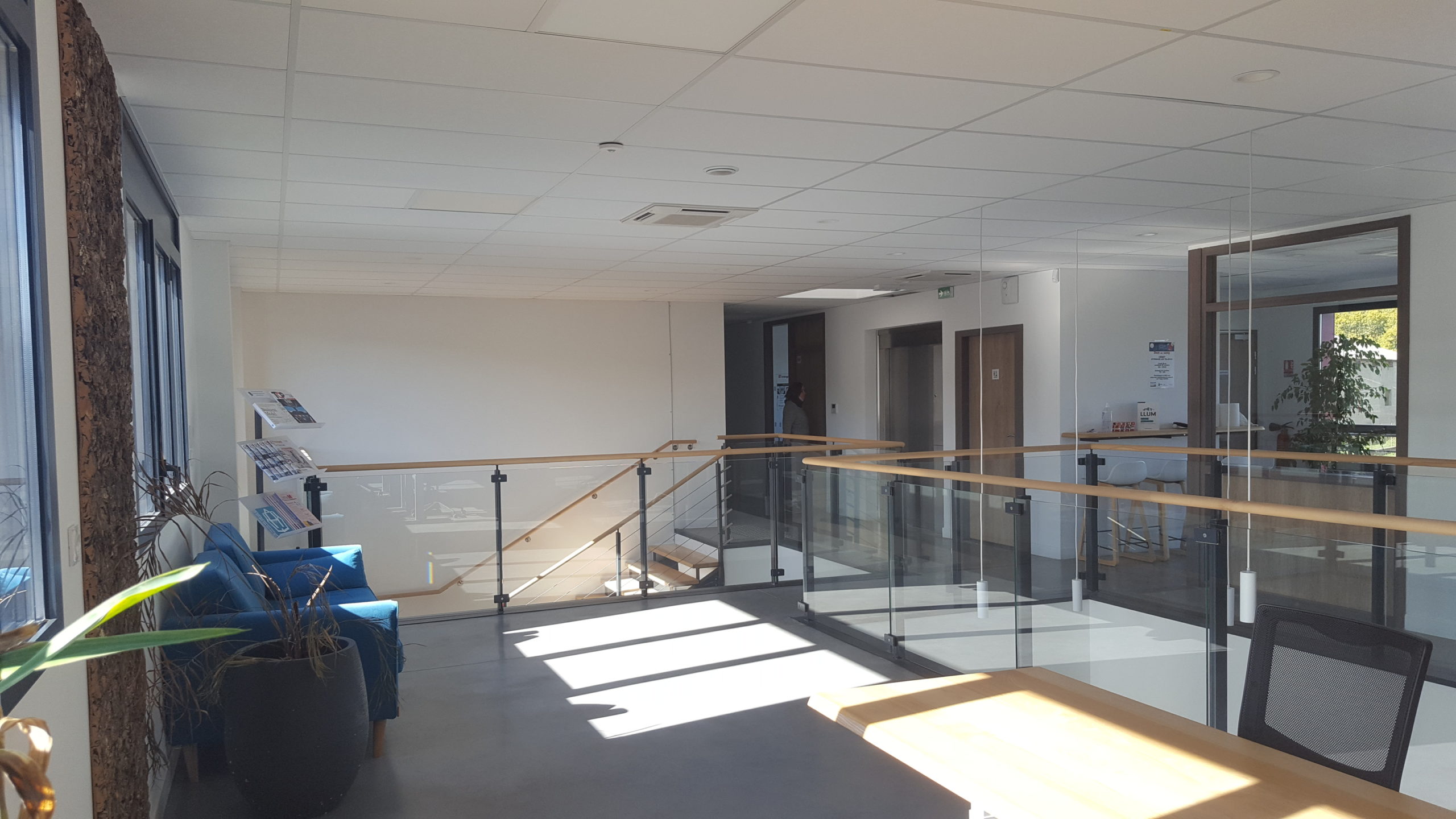 intérieur d'un bâtiment tertiaire