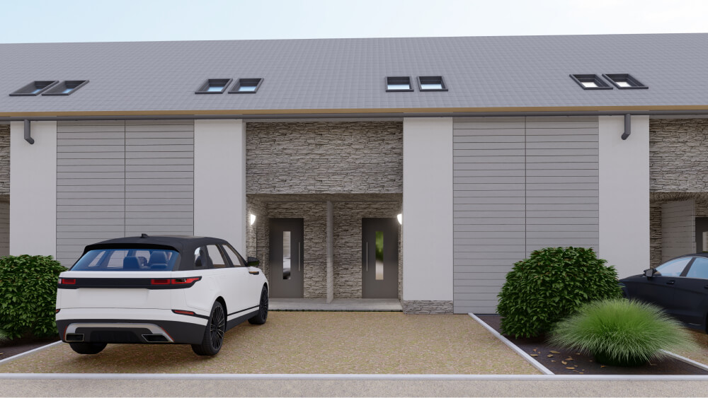 Vchod do apartmánů