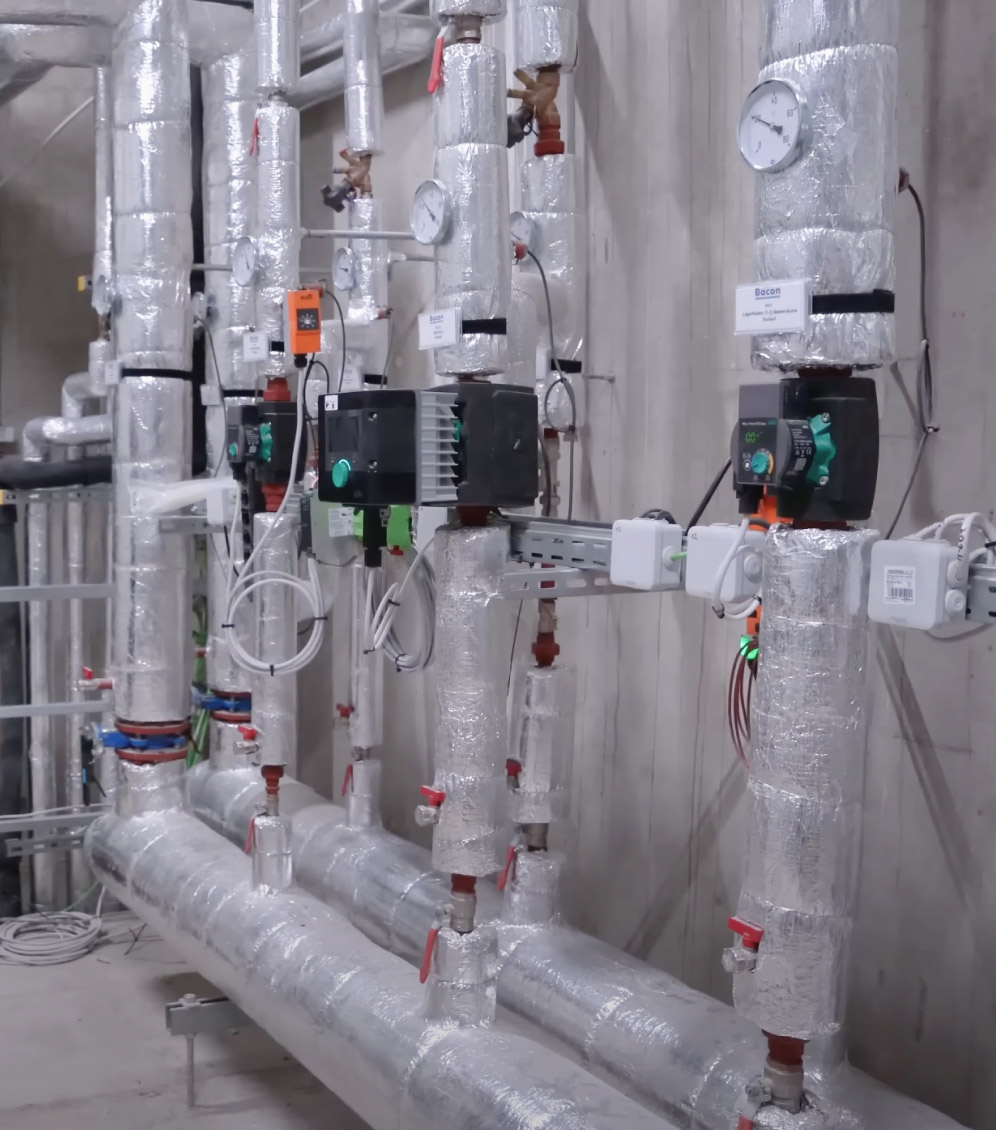 Loxone perfectly coordinates heating, cooling and ventilation as well as all other systems