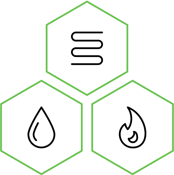 a heating control system with Loxone ensures optimum comfort temperatures with every heat and heating source