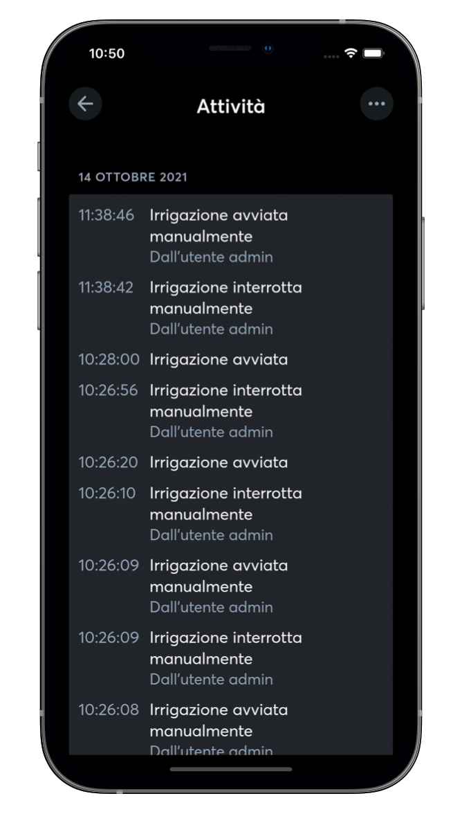 Controllo dell’irrigazione automatica con l’App Loxone