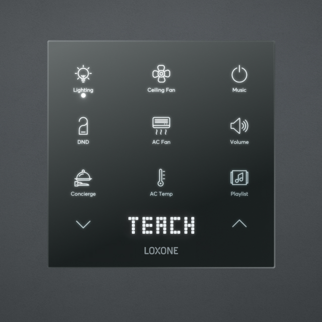 Touch Pure Flex Anthrazit im Einlernmodus