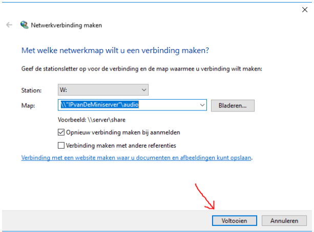 netwerkverbinding - windows muziek server