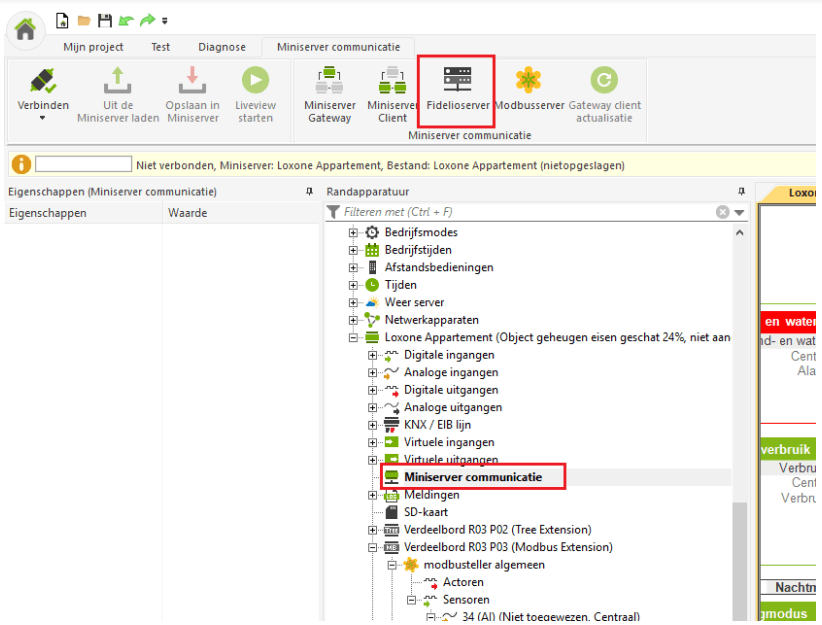 gateway Fidelioserver