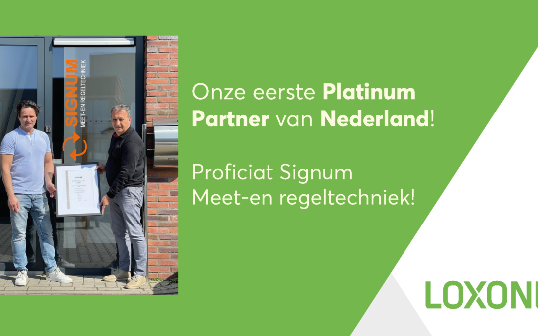 Signum Meet- en Regeltechniek: de eerste Platinum Partner in Nederland