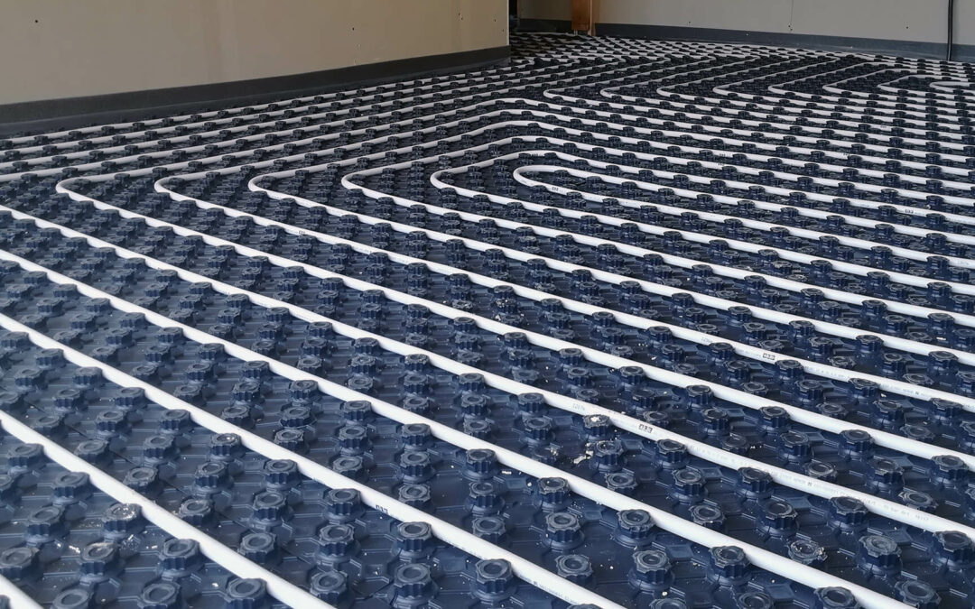 Waar kan je best vloerverwarming leggen?