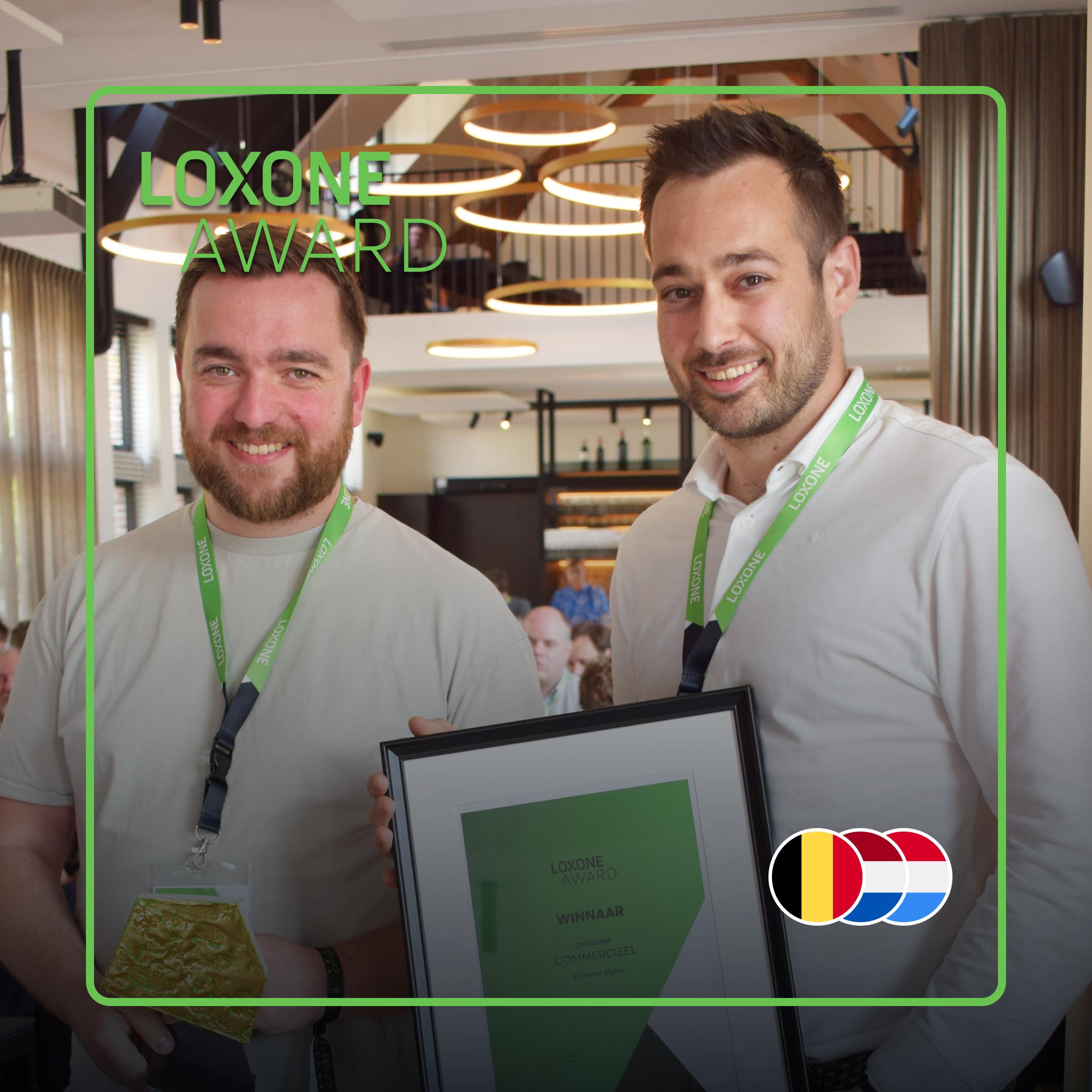 Winnaar Loxone Award 2024 - Commercieel: BV iSmart Digital 