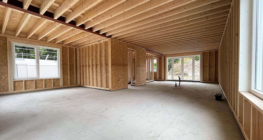 bouwmethode houtskelet