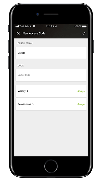 Správa uživatelů pomocí aplikace