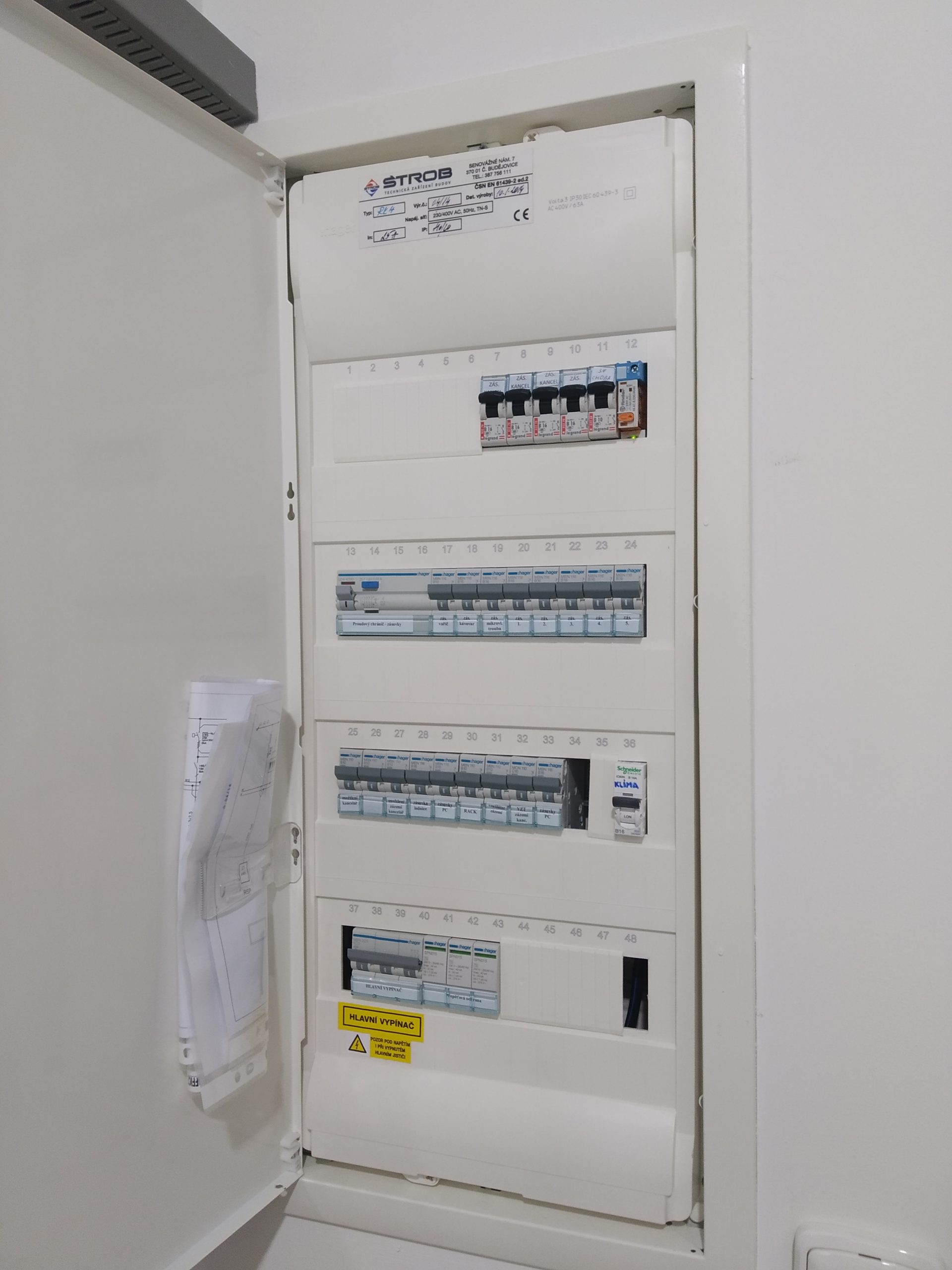 Rozdzielnica do urządzeń silnoprądowych