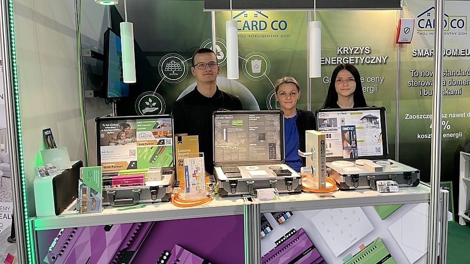 Stoisko Cardco na targach nieruchomości w Łodzi