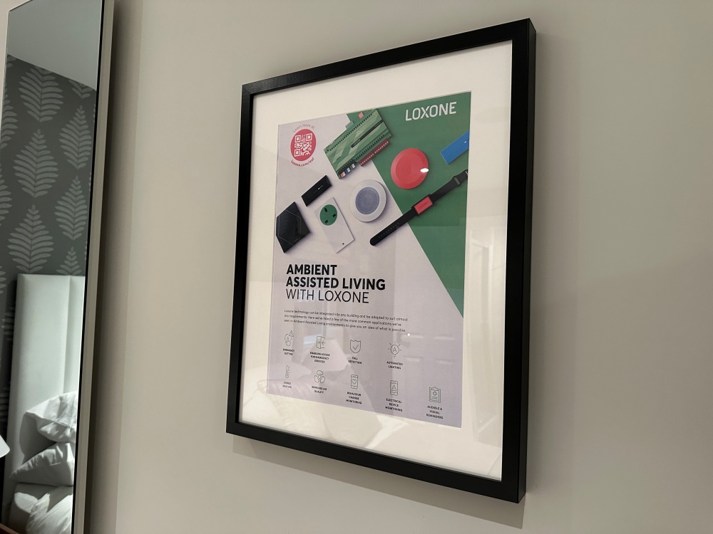 Plakat o tematyce mieszkalnictwa wspomaganego (AAL)