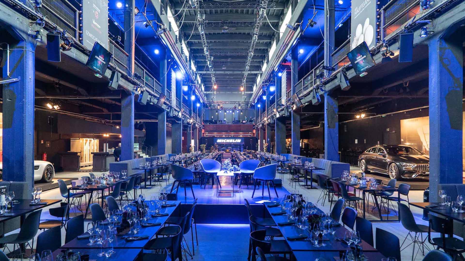 Oświetlenie sali eventowej