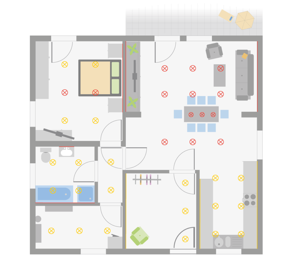 Przykładowy plan piętra