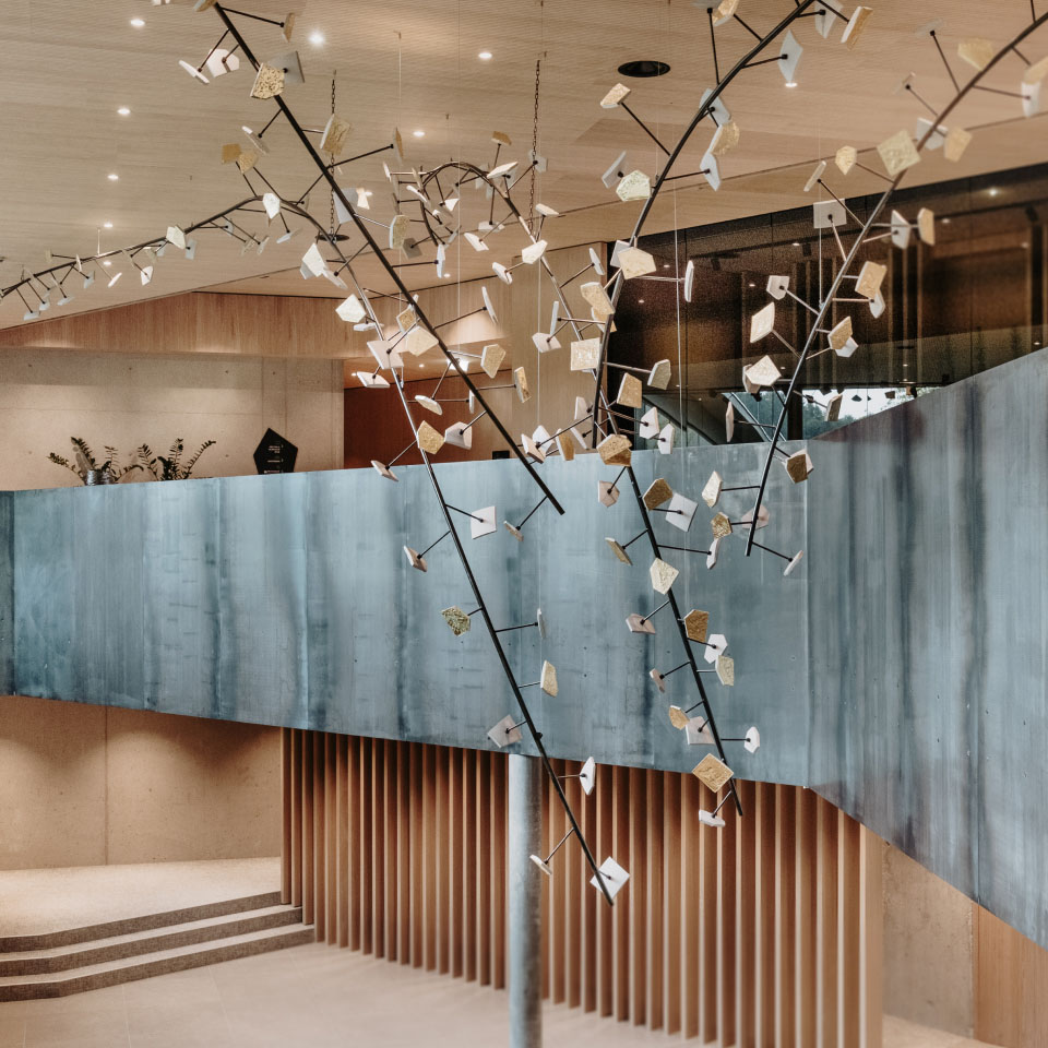 Instalacja artystyczna w Loxone Campus