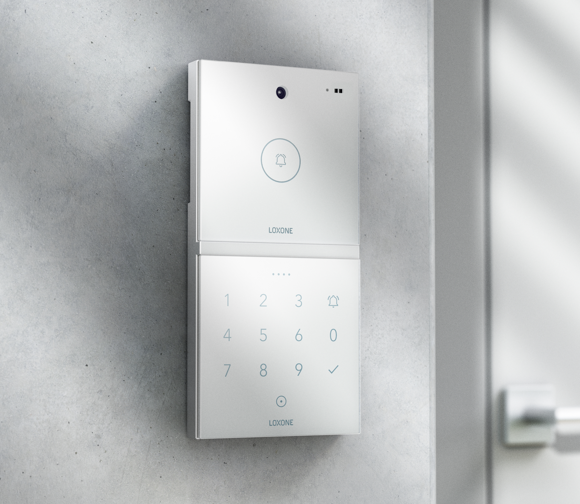 NFC Code Touch i Intercom Loxone