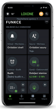 Aplikácia Loxone