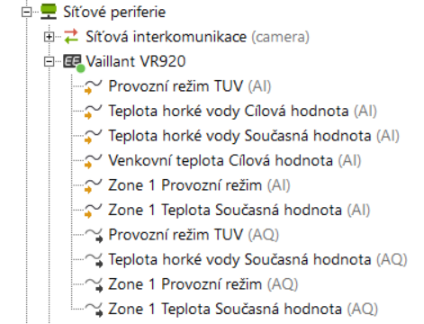 Vaillant VR 920 použitie v Configu