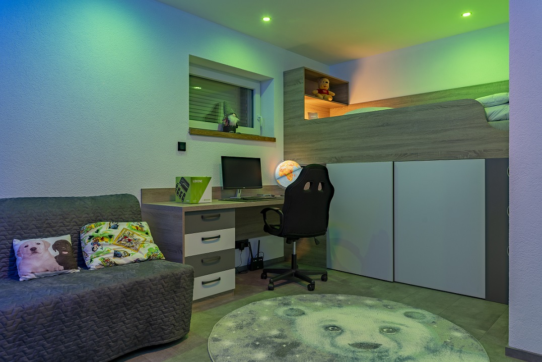 Detská izba v showroome HElektronik