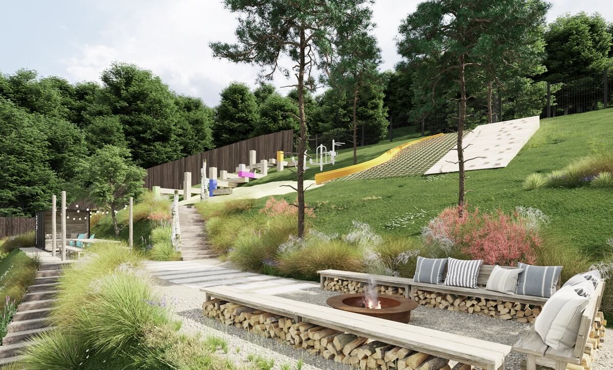 Terasovitá záhrada