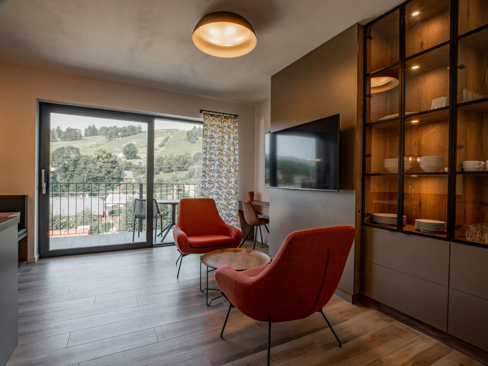 Posedenie v apartmáne