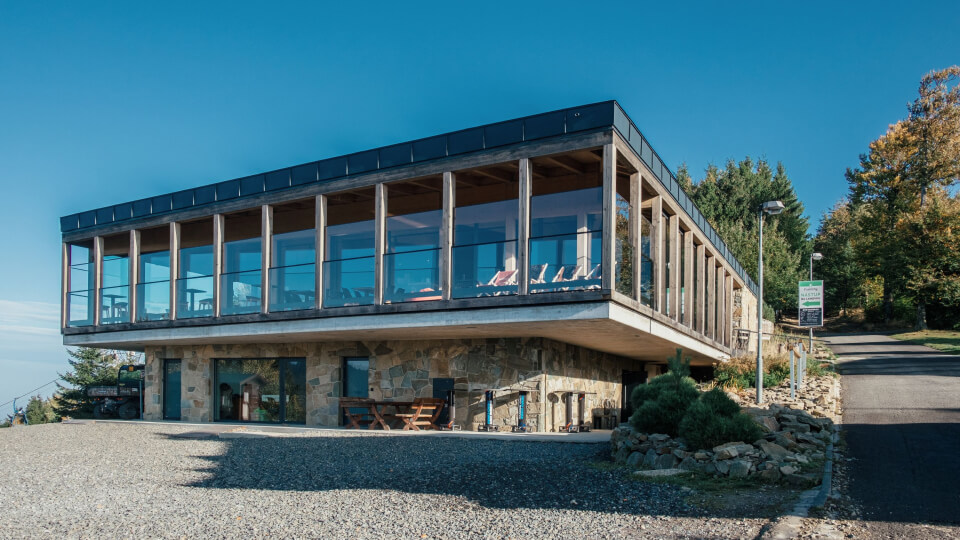 Horná stanica lanovej dráhy na Pustovne